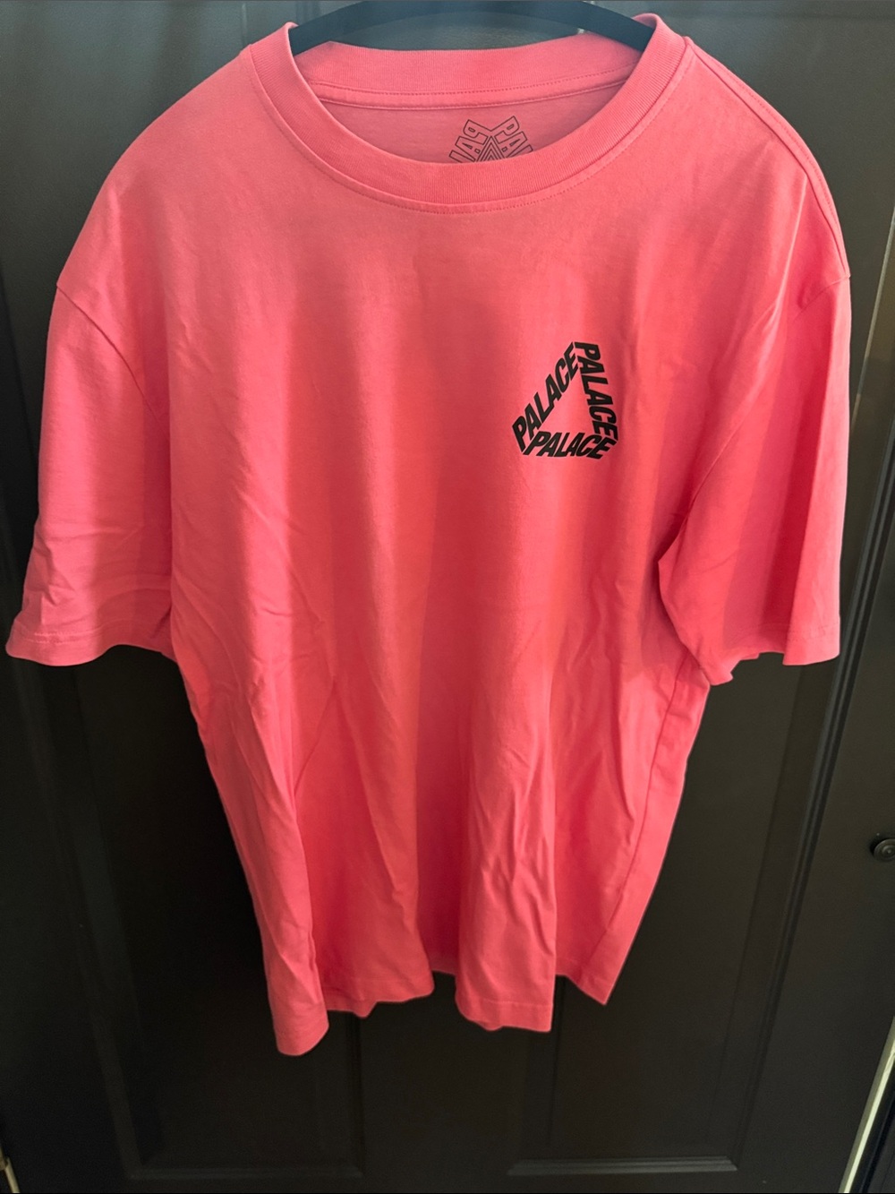 PALACE Coral Pink Short-Sleeve Logo Tee
